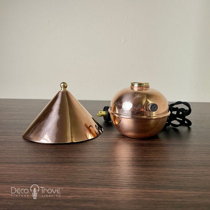 1930s Chase Glow Lamp in Copper - Ruth Gerth