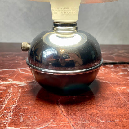 1930s Chase Glow Lamp in Black and Chrome - Ruth Gerth