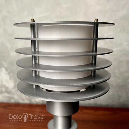 Retro Futuristic Streamline Deco Modern Disc Accent Pattyn Lamp - ART LITE mini™ P310