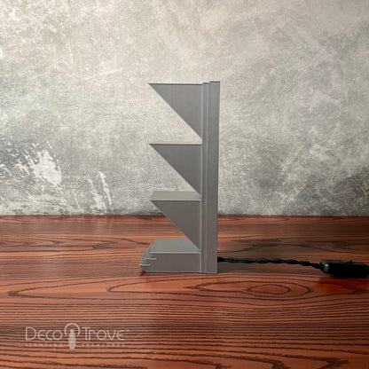 Deco Zig-Zag Skyscraper Stepped Geometric Cubist Deskey Accent Lamp - ART LITE mini™ D100