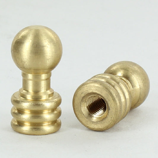 Ringed Ball Finial 1/2in x 1-1/16in